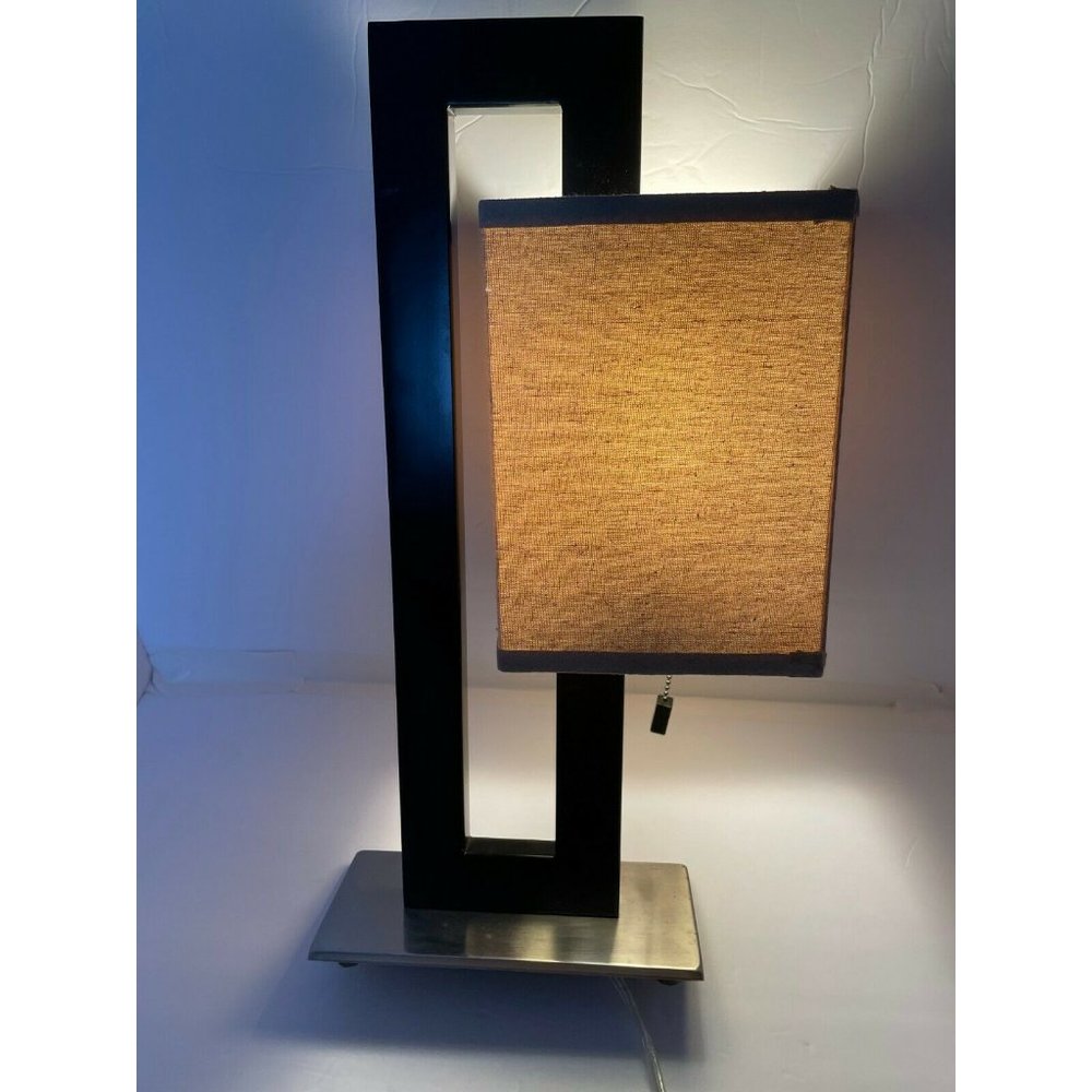Modern Lamp with Shade, floating lamp, brushed